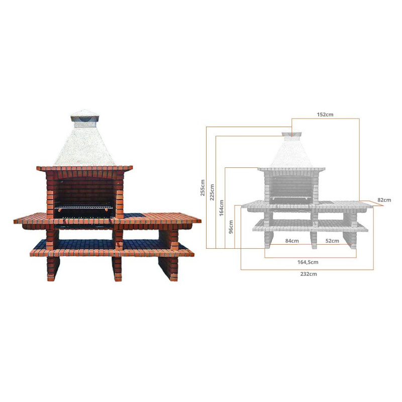 Kit parrilla 80x60