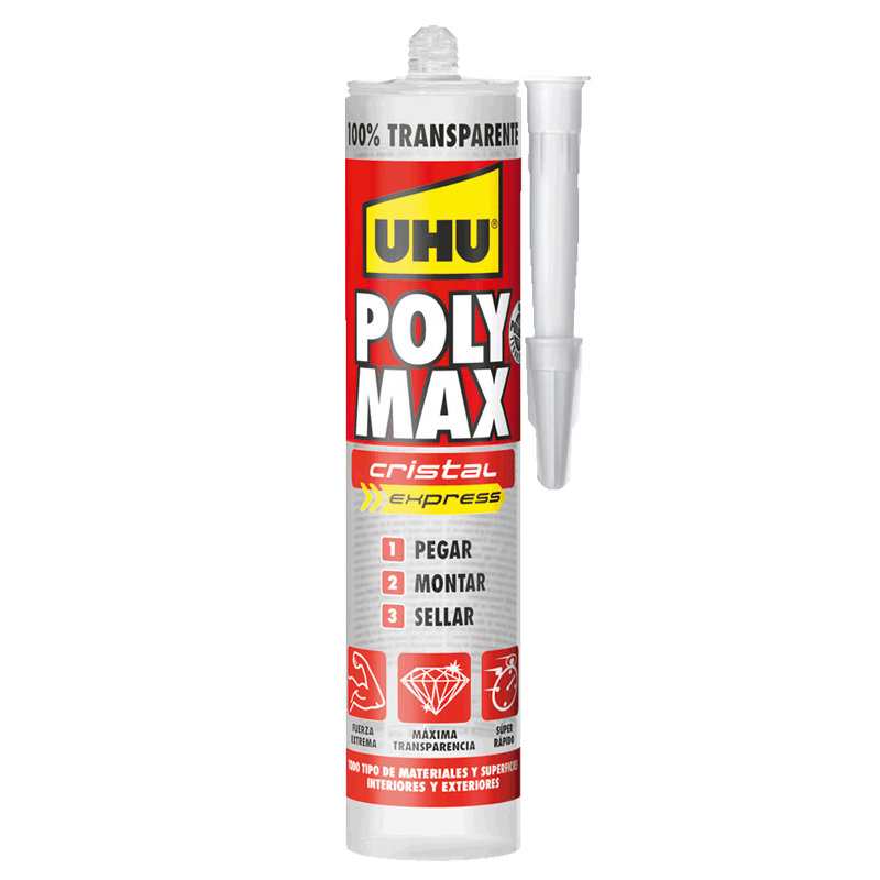 UHU POLYMAX CRYSTAL EXPRESS 300GR
