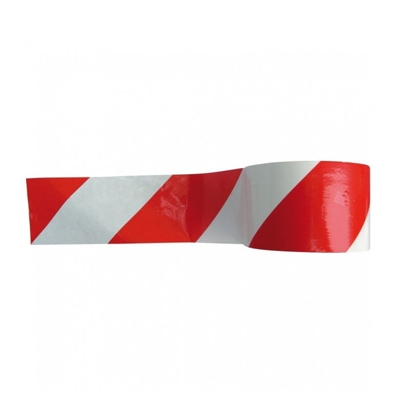 Rollo cinta de balizamiento blanca/roja