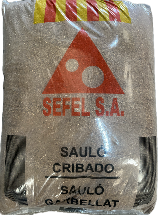 SACO SAULO CRIBADO FINO 25 KGS