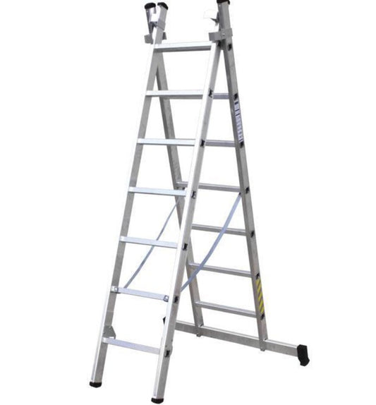 ESCALERA ALUMINIO DOBLE 2´50 M 9 PELDAÑOS