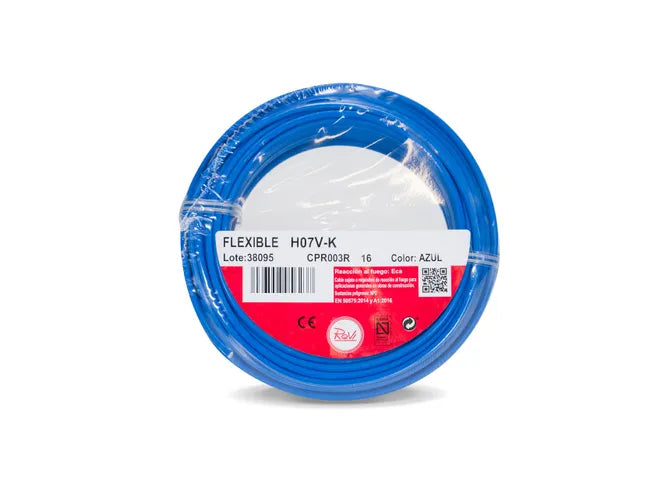 ROLLO CABLE LINEA AZUL 2´5 25 MTS