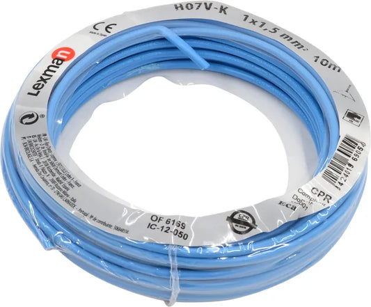 ROLLO CABLE LINEA AZUL 1´5 10 MTS