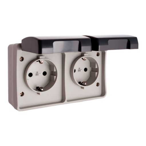 BASE SCHUKO DOBLE EXTERIOR