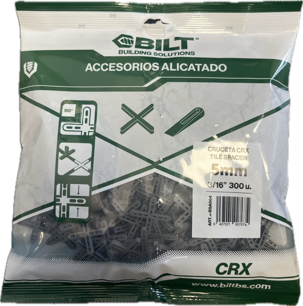 BOLSA CRUCETAS 5 MM ( 300 UDS) BUILDING