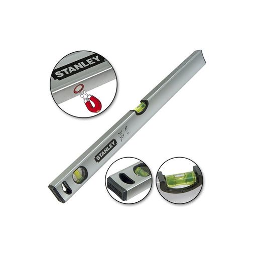 NIVEL STANLEY ALUMINIO 60 CMS MAGNETICO
