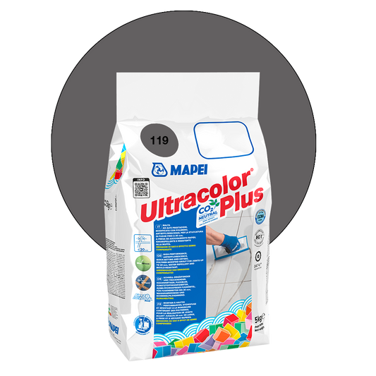 BORADA MAPEI ULTRACOLOR PLUS 119 GRIS LONDRES 5KG.