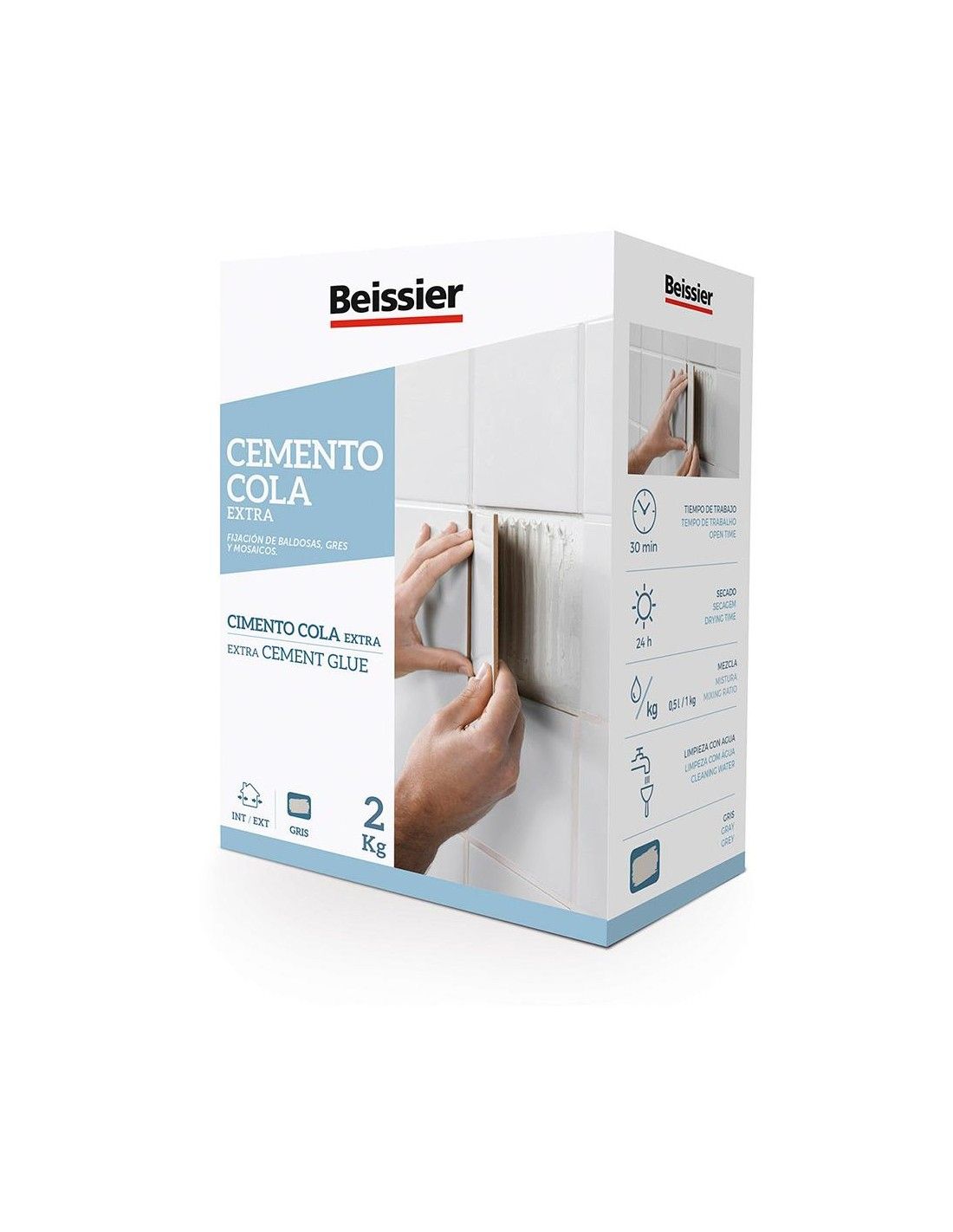 CAJA CEMENTO COLA BEISSIER 2KG.