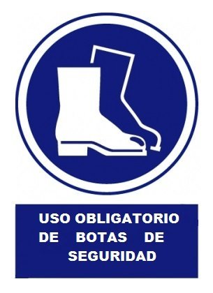 CARTEL USO BOTAS 40X30 - CV TOOLS