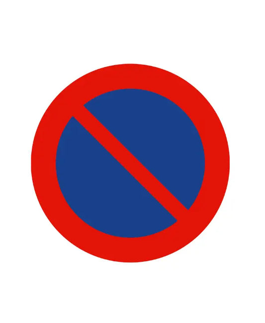 SEÑAL REDONDA ESTACIONAMIENTO PROHIBIDO