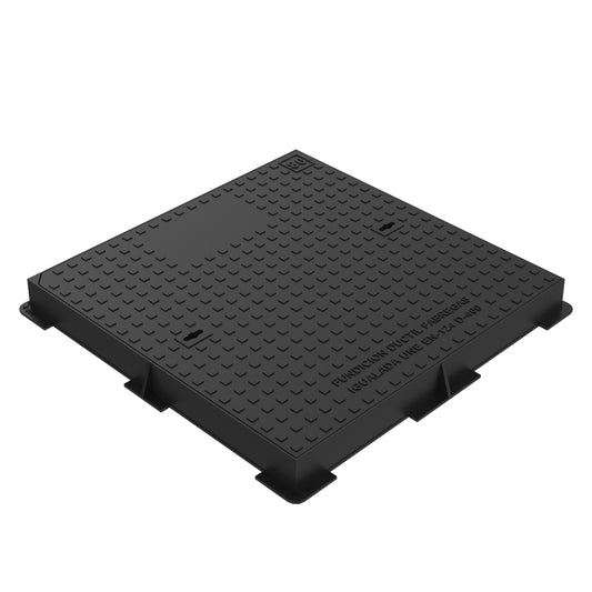 TAPA Y MARCO FUNDICION 80X80 DN-400