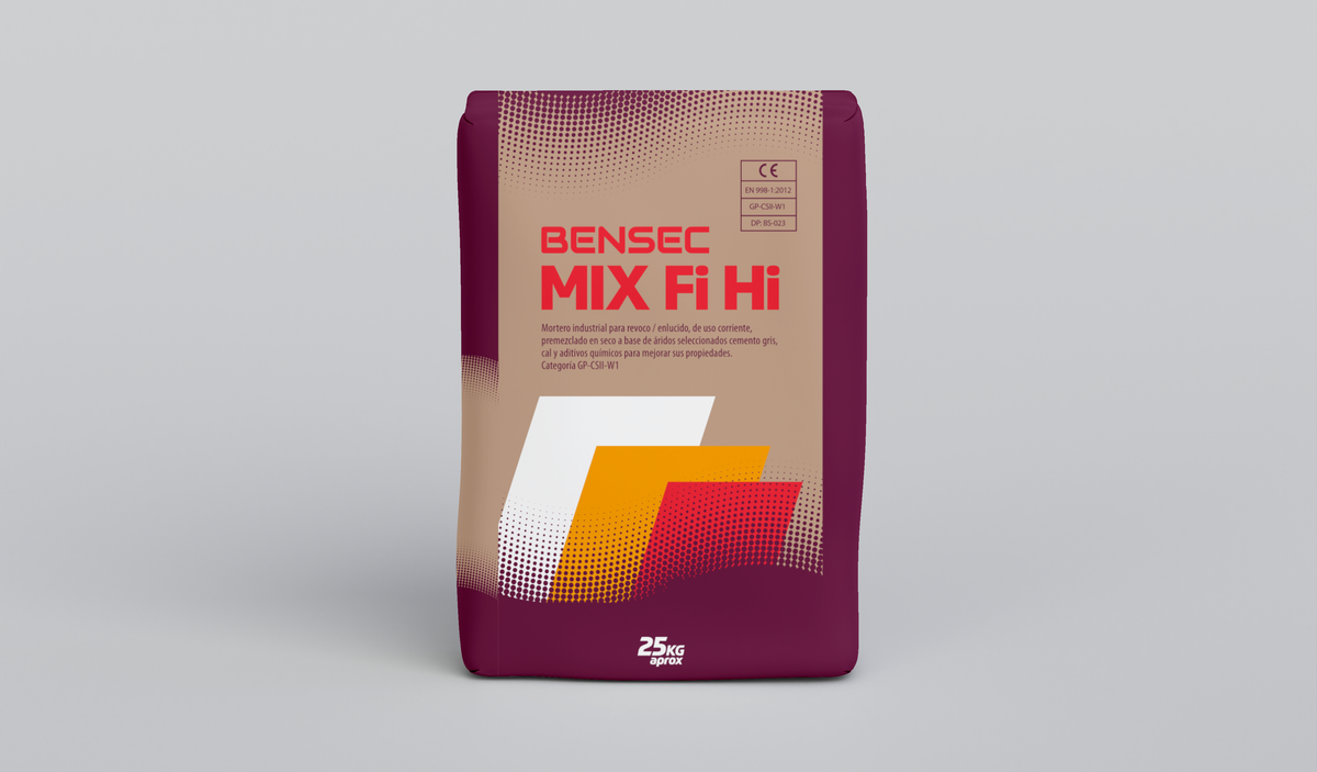 MORTERO MIX FI (HIDROFUGADO) 25 KGS