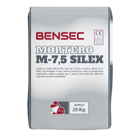 MORTERO SILICEO M 7´5 SILEX BEN SEC
