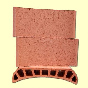 REVOLTON CERAMICO ROJO RASPADO 235X620X135MM (70 ENTRE EJES)