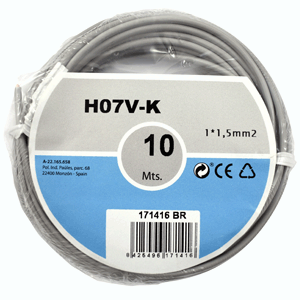 ROLLO CABLE LINEA GRIS 1´5 10 MTS