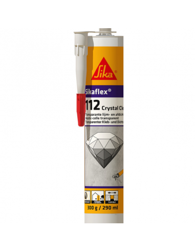 SIKAFLEX-112 CRYSTAL CLEAR TRANSP 290ML - SIKA