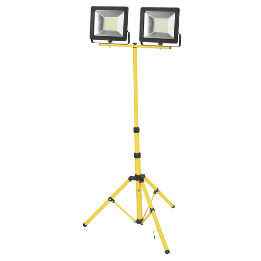 PROYECTOR LED TRIPODE 5M X 2X50W FRIA