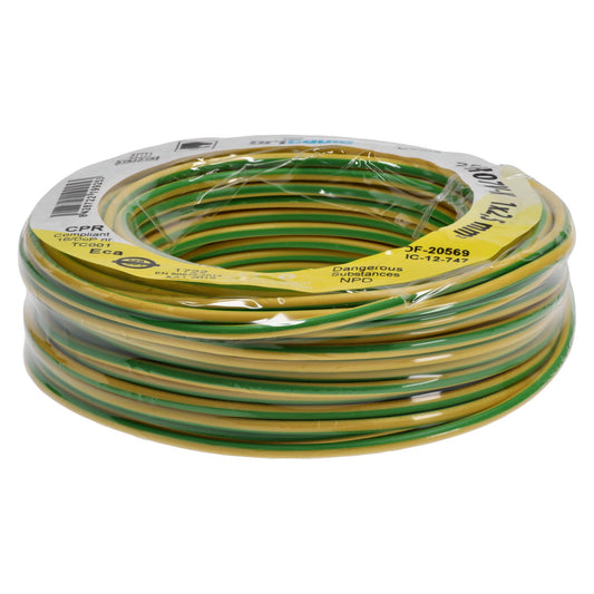 ROLLO CABLE 2.5 TIERRA 25M