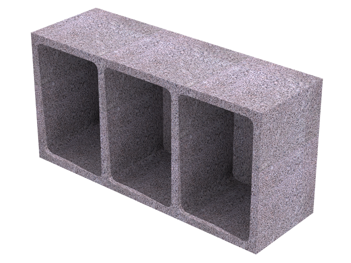CASETON HORMIGON 70X23X35 S