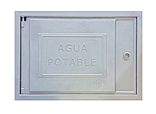 TAPA REGISTRO AGUAS POTABLES ALUMINIO 25X35