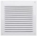 REJILLA VENTILACION 20X20 ESMALTADA BLANCO