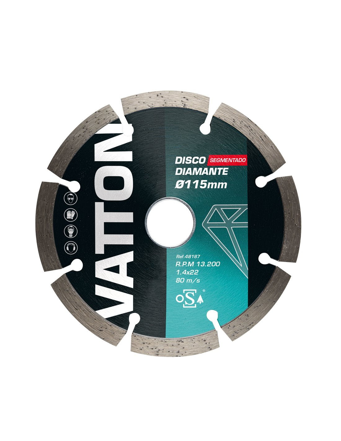 DISCO VATTON GENERAL OBRA 115