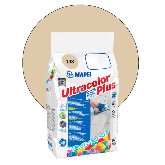 BORADA MAPEI ULTRACOLOR PLUS 138 ALMENDRA 5 KGS