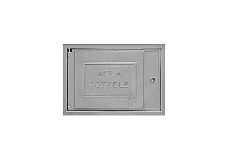 TAPA REGISTRO AGUA POTABLE GRIS OXIRON 30X45