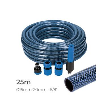 KIT MANGUERA DE JARDIN INTERIOR 25m