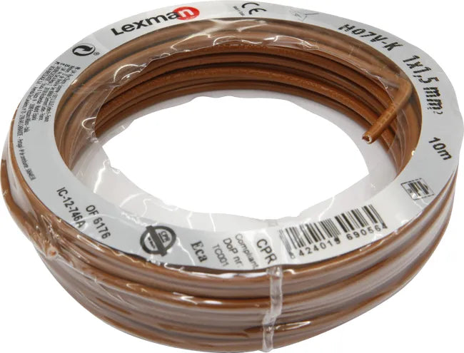 ROLLO CABLE LINEA MARRON 1´5 (10M)
