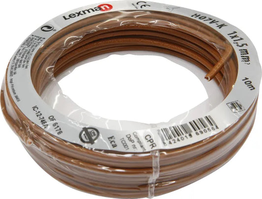 ROLLO CABLE LINEA MARRON 1´5 (10M)