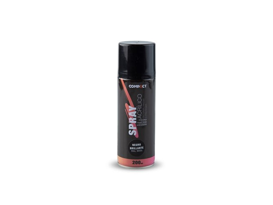 SPRAY PINTURA NEGRO BRILLO 200 ML
