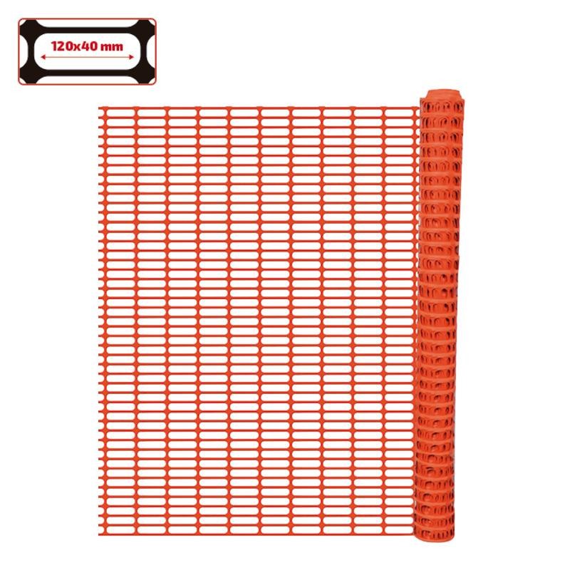m2 MALLA SEÑALIZACION NARANJA