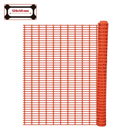 m2 MALLA SEÑALIZACION NARANJA
