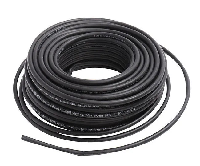 ROLLO CABLE LINEA NEGRO 2´5 25 MTS