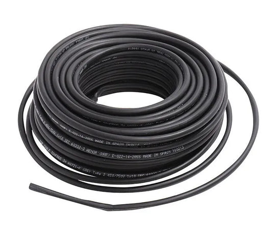 ROLLO CABLE LINEA NEGRO 2´5 25 MTS